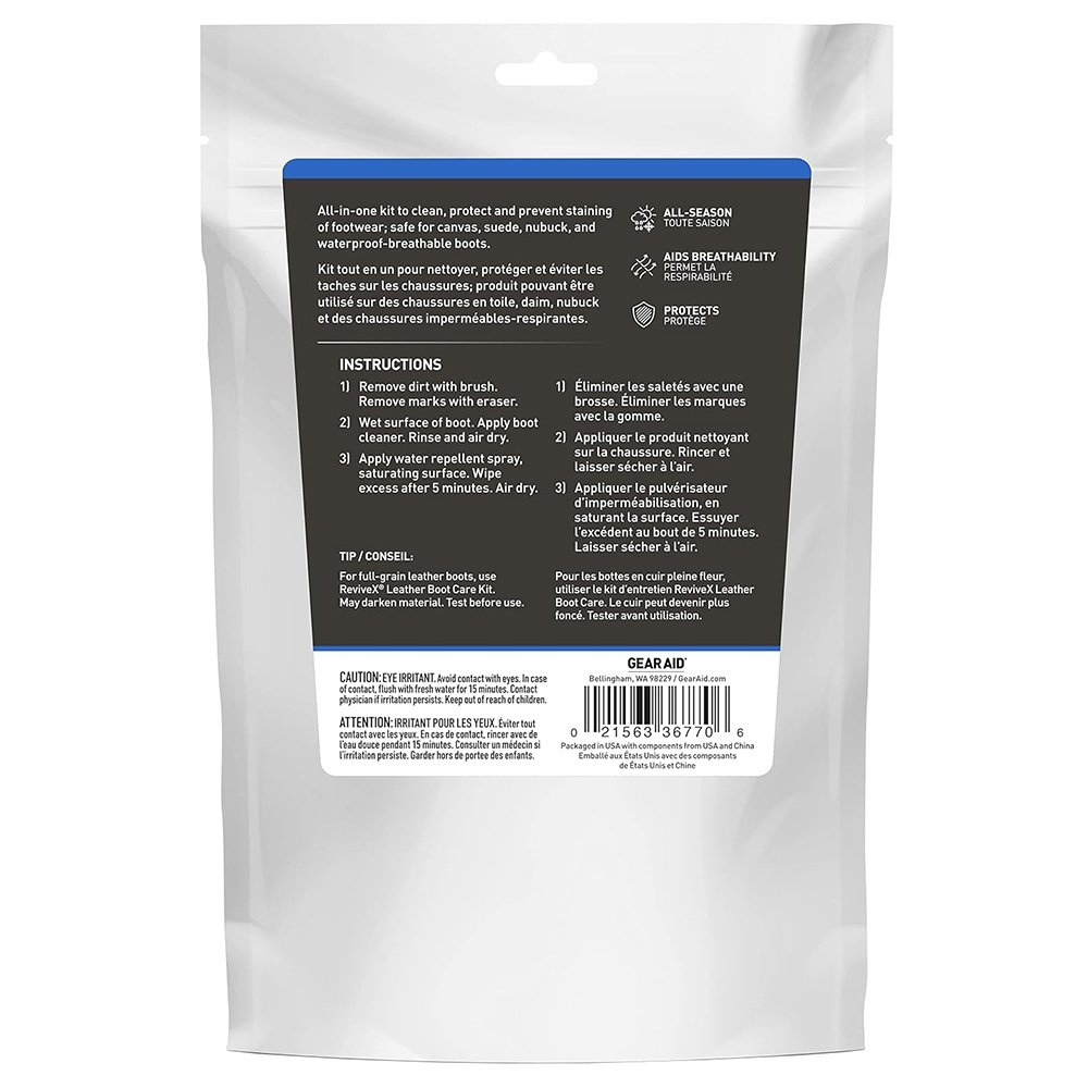 Gear Aid Revivex Suede and Fabric Boot Care Kit