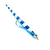 Thirty-Seven Falcon Jig 200g 235mm Blue Chill