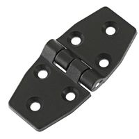 Black Nylon Hinge 77 x 35mm Qty 2 Thumbnail Black Nylon Hinge 77 x 35mm Qty 2