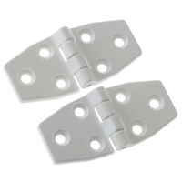 White Nylon Hinge 76 x 35mm Qty 2 Thumbnail White Nylon Hinge 76 x 35mm Qty 2