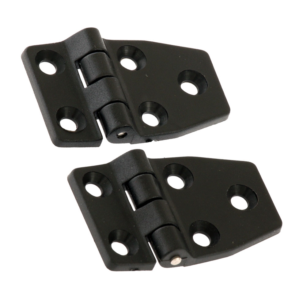 Black Nylon Hinge 58 x 35mm Qty 2
