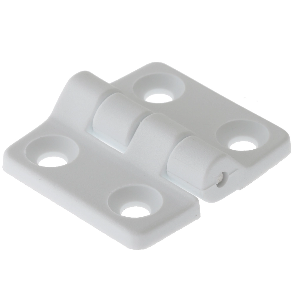 White Nylon Hinge 39 x 35mm Qty 2 White Nylon Hinge 39 x 35mm Qty 2