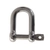 Long D Stainless Steel Shackle 6mm
