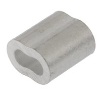 Aluminium Double Barrel Crimping Sleeve 5mm Thumbnail Aluminium Double Barrel Crimping Sleeve 5mm