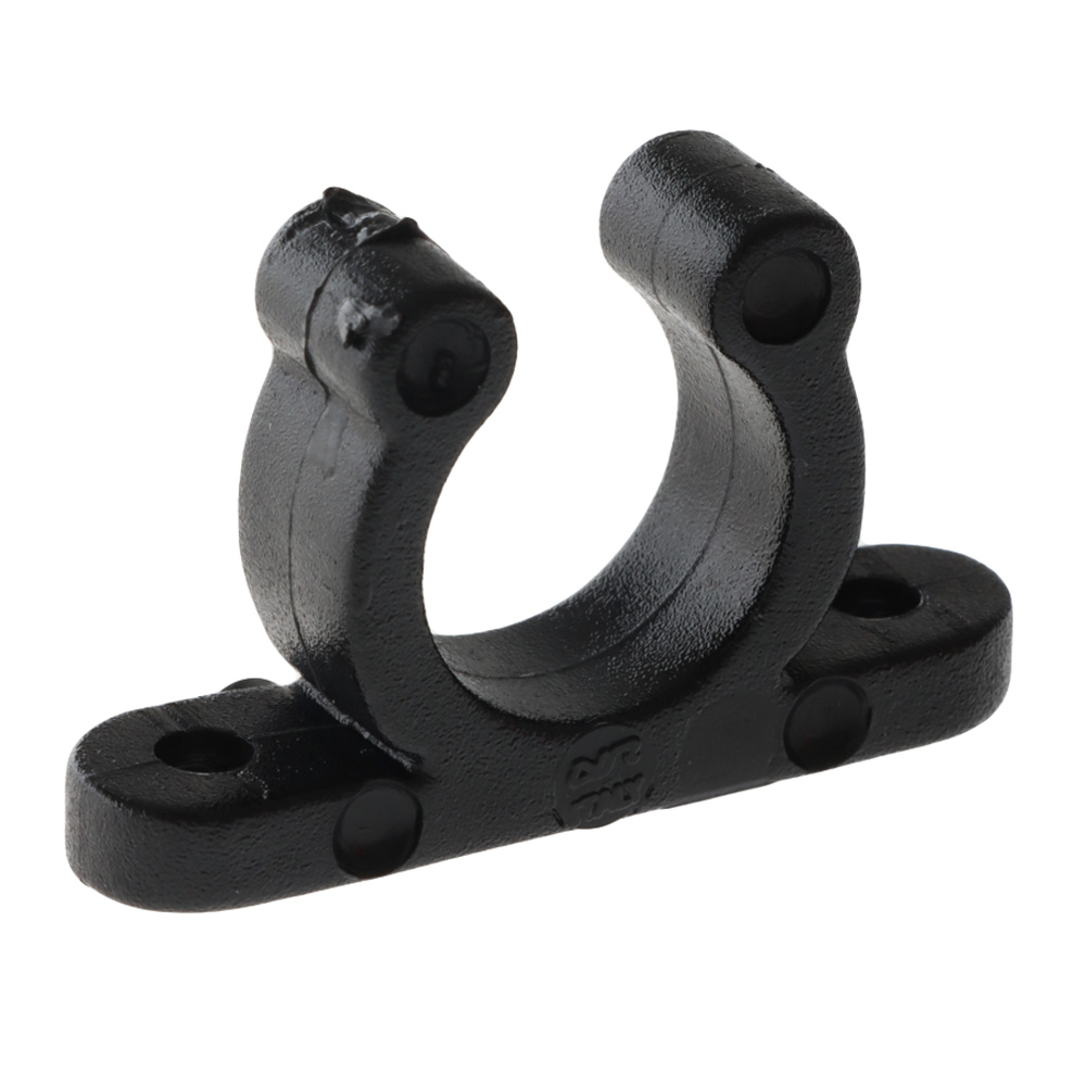 Nylon Pole / Tube Clip Black - Holds 15-17mm Tube
