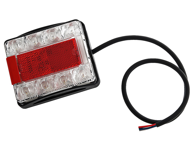 Hella Marine Square Compact LED Submersible Trailer Light 12/24V Rear Position/Stop/Indicator/Number Plate