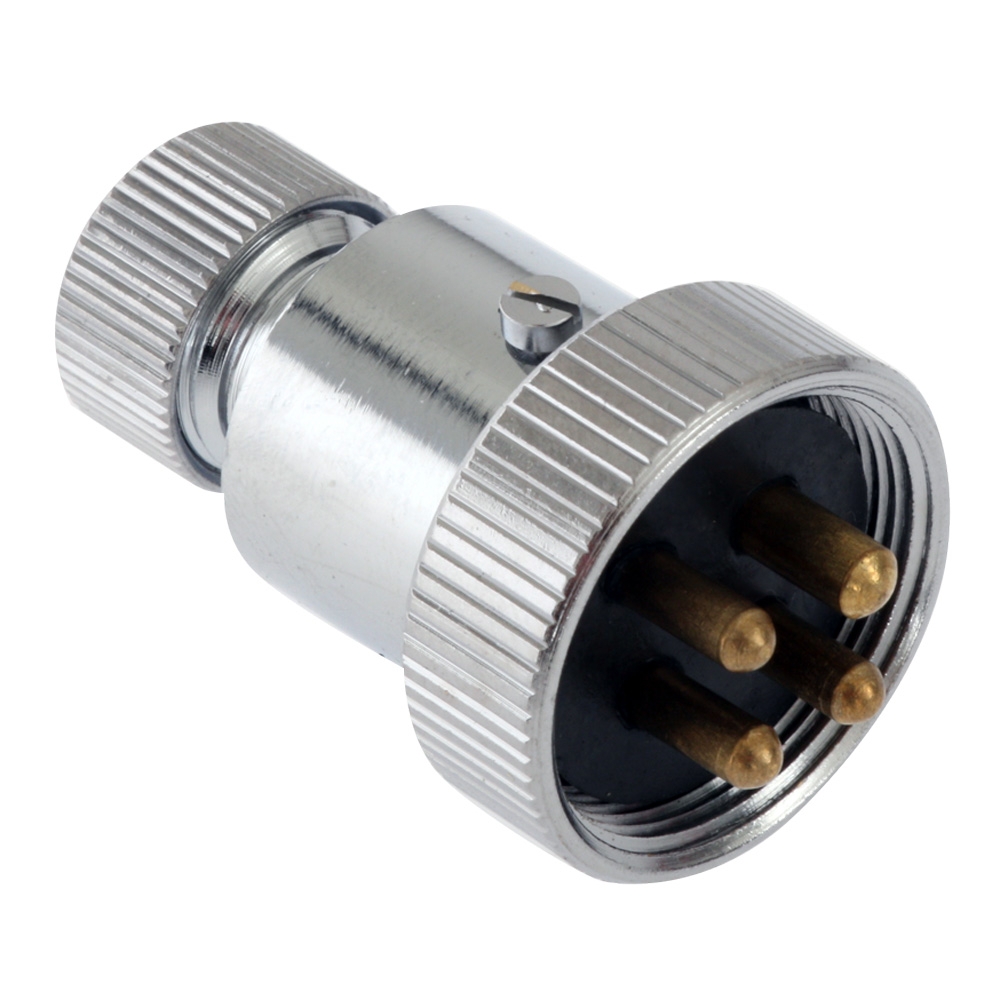 Hella Marine Water Resistant Chrome Brass Plug 4 Pin