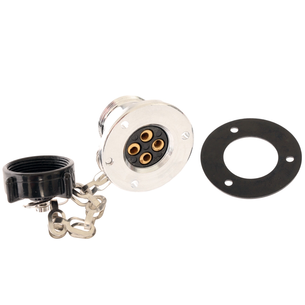 Hella Marine Water Resistant Chrome Brass Socket 4 Pin