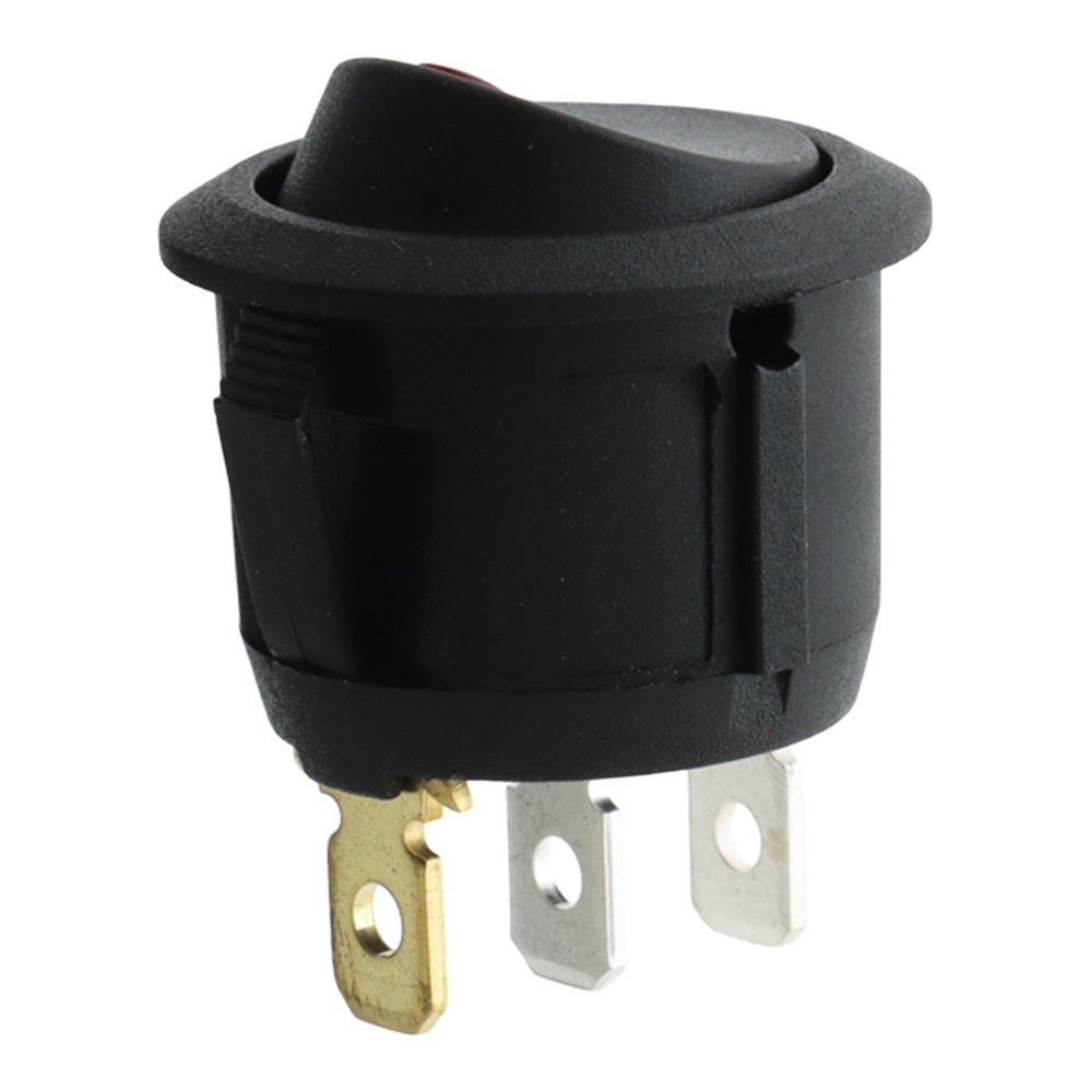 Hella Marine Red Rocker Switch Off-On with Red LED Indicator 12V