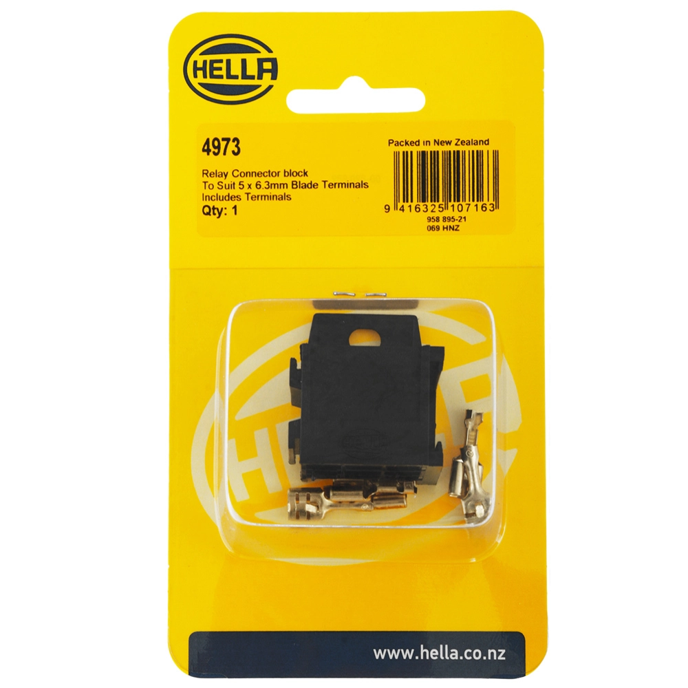 Hella Marine Relay Connector - for 4/5 Pin Mini Relay Hella Marine Relay Connector - for 4/5 Pin Mini Relay