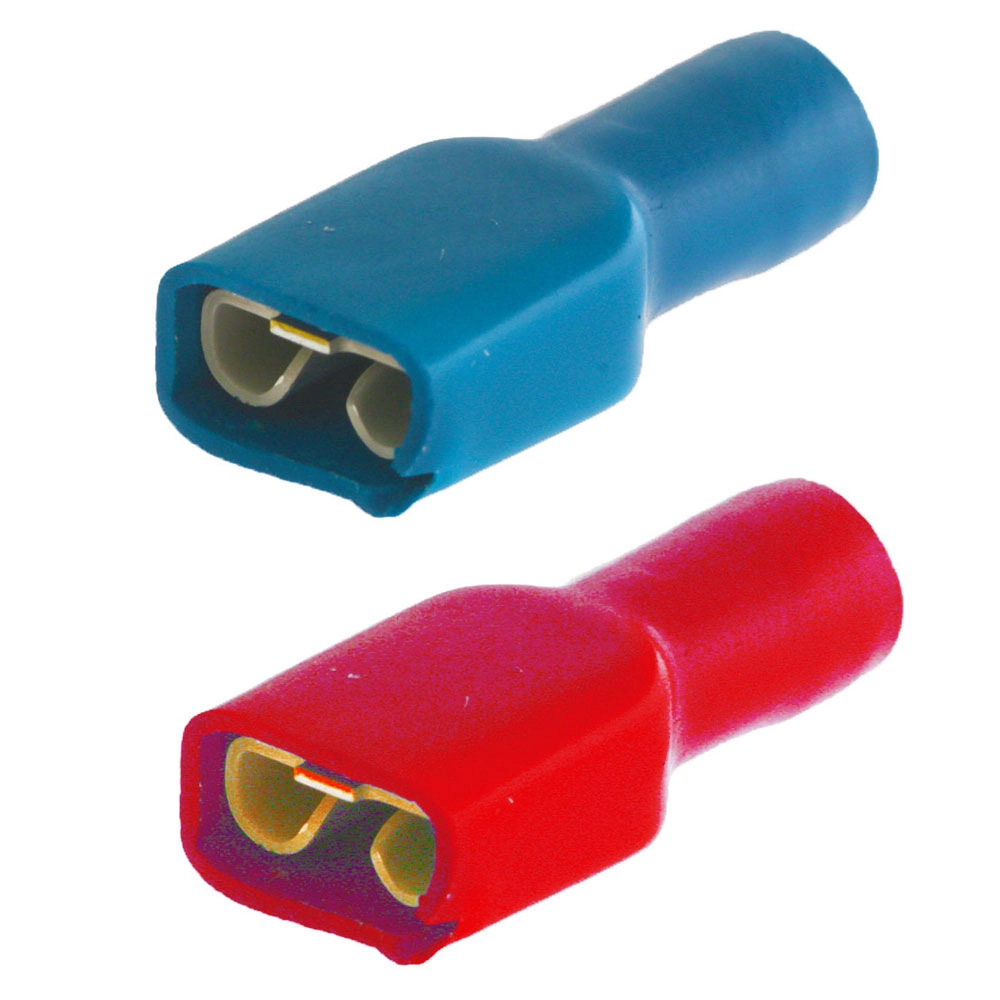 Hella Marine Fully-insulated Female Terminal 6.3mm Qty 12