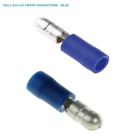 Hella Marine Female Bullet Crimp Connectors - Blue Thumbnail Hella Marine Female Bullet Crimp Connectors - Blue