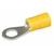 Hella Marine Eye Crimp Terminal - Yellow 6.3mm Qty 12