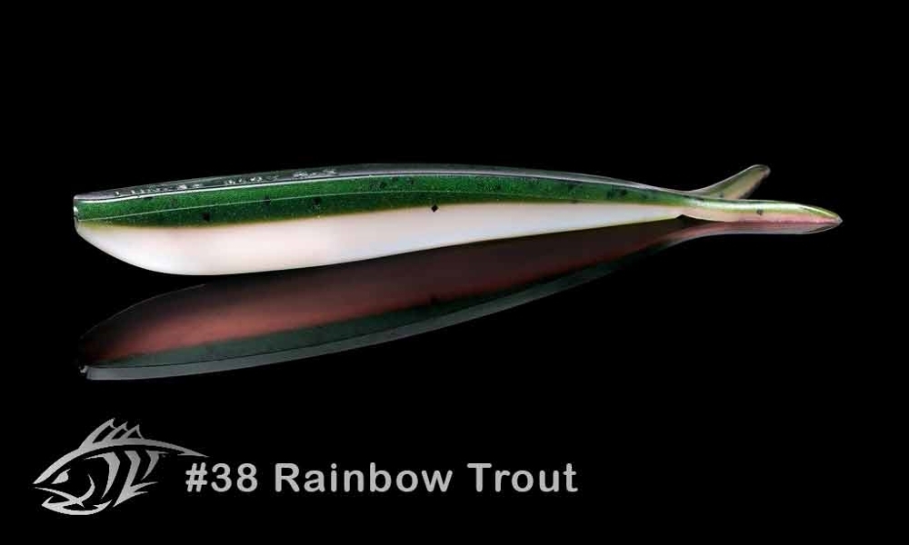 Lunker City Fin-S Fish Soft Bait 18cm Qty 5 Rainbow Trout