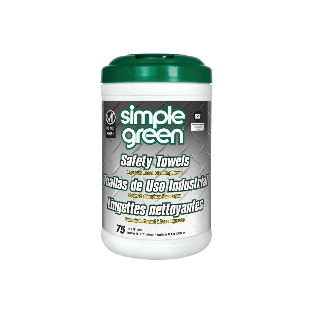 Simple Green Degreasing Safety Towels Qty 60