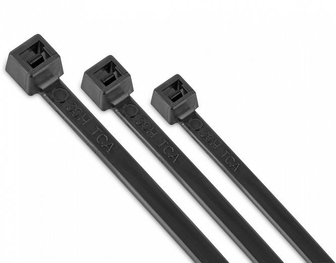Hella Marine Black Cable Ties 380mm x 7.6mm, Pack 10