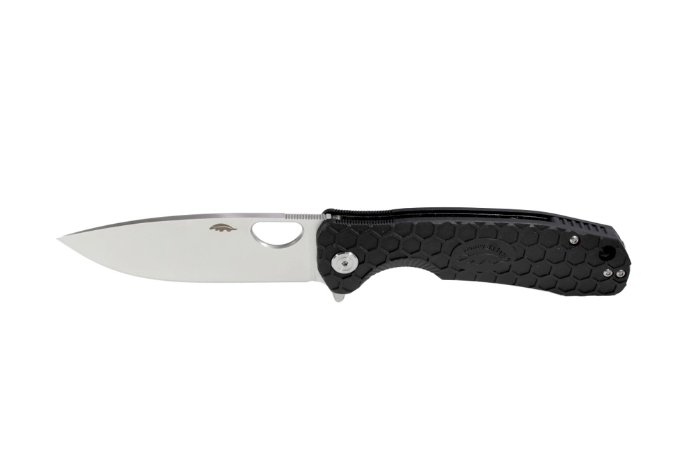Honey Badger D2 Steel Flipper Pocket Knife M Black 8cm Honey Badger D2 Steel Flipper Pocket Knife M Black 8cm