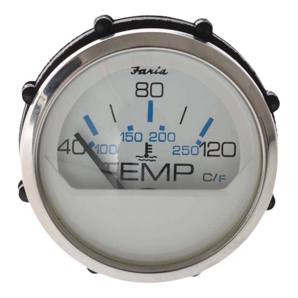 Faria Marine Water Coolant Temperature Gauge (Euro Resistance)