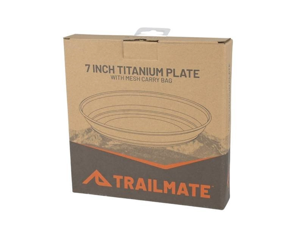 Trailmate Titanium Meal Plate 7in Trailmate Titanium Meal Plate 7in