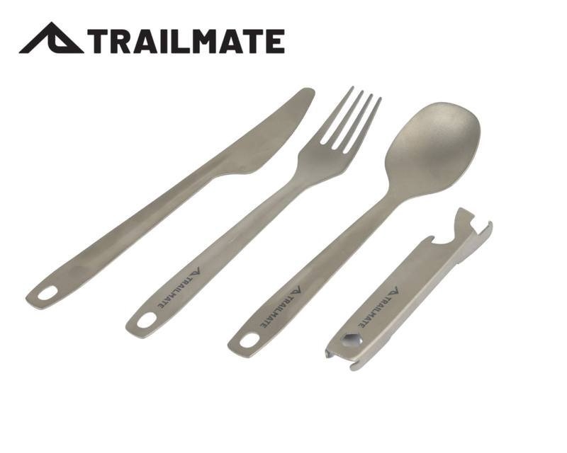 Trailmate Titanium 4-Piece Cutlery Set