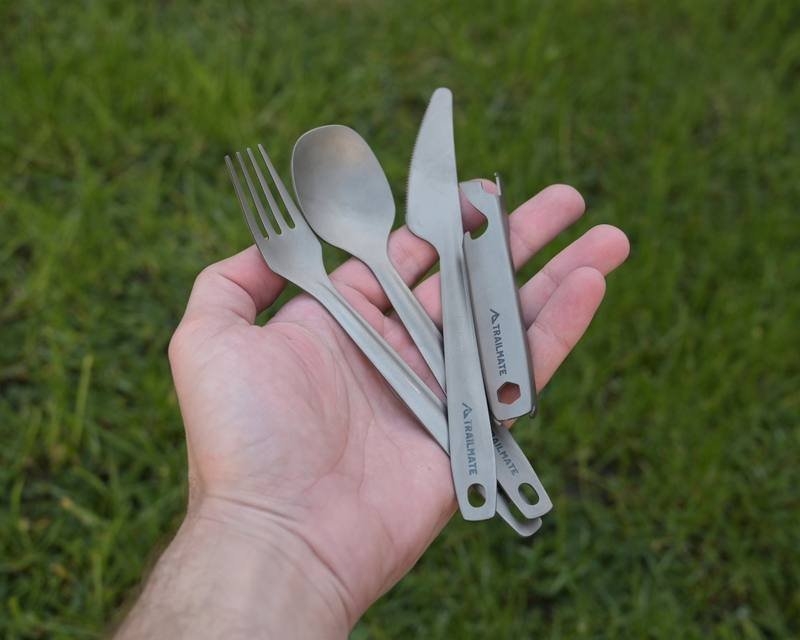 Trailmate Titanium 4-Piece Cutlery Set