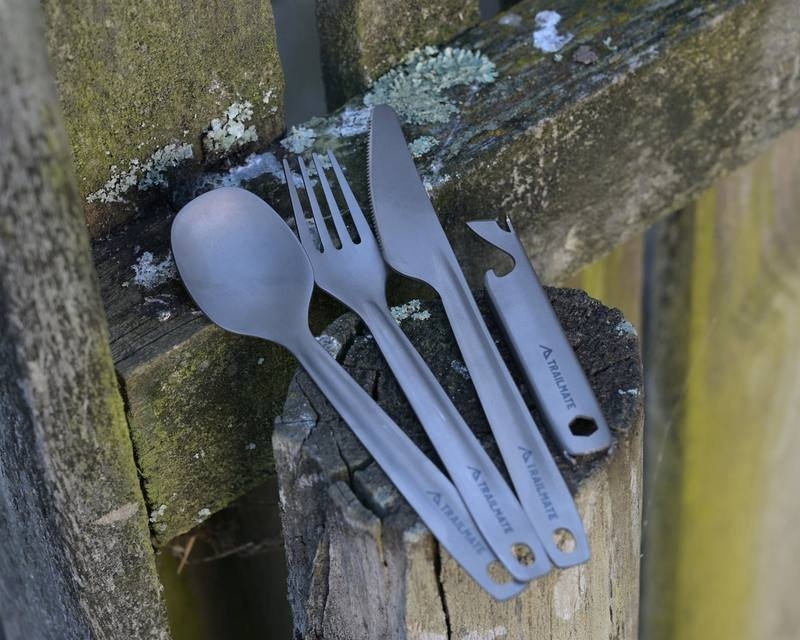 Trailmate Titanium 4-Piece Cutlery Set