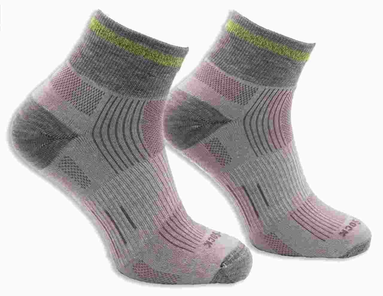 Wrightsock Run Reflective Quarter Socks
