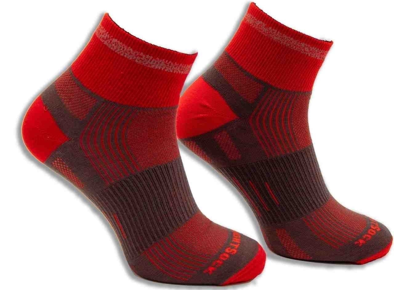 Wrightsock Run Reflective Quarter Socks