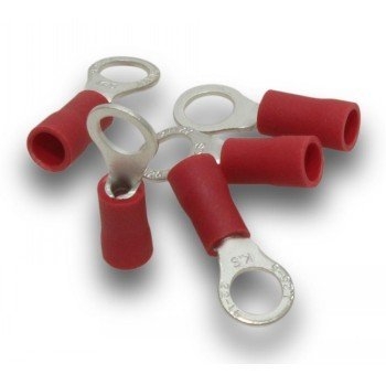 SuperLUG Terminal Ring 1.5mm M5 RD Qty 25
