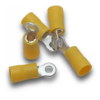 SuperLUG Terminal Ring M6 M3 YL Qty 15