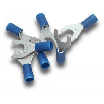 SuperLUG Terminal Fork 2.5mm M6 BU Qty 100