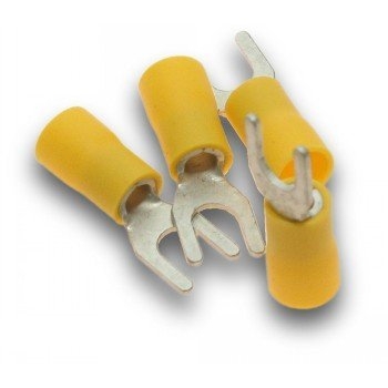 SuperLUG Terminal Fork 6.0mm M5 YL Qty 50