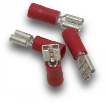 SuperLUG Terminal 4.8mm Tab Female RD Qty 100