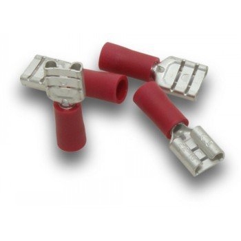 SuperLUG Terminal 6.4mm Tab Female RD Qty 100