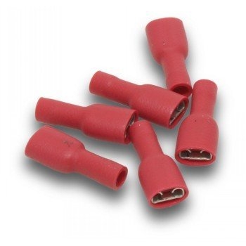 SuperLUG Terminal 6.4mm Tab Female RD Qty 50