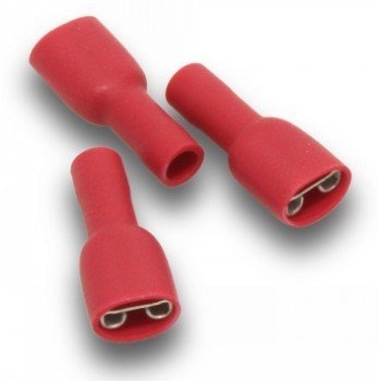 SuperLUG Terminal 6.4mm Tab Female RD Qty 15