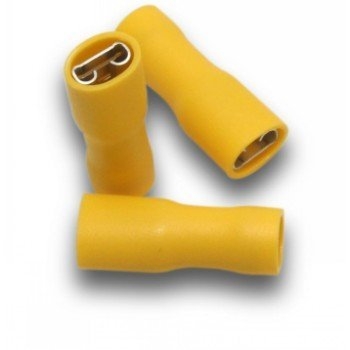 SuperLUG Terminal 6.4mm Tab Female YL Qty 50