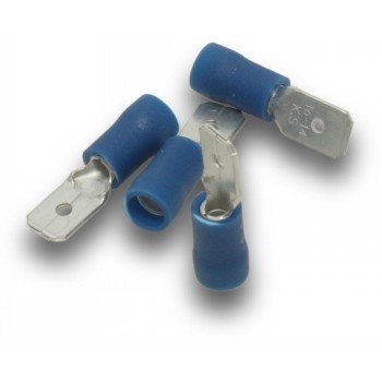 SuperLUG Terminal 6.4mm Tab Insulated BU Qty 15