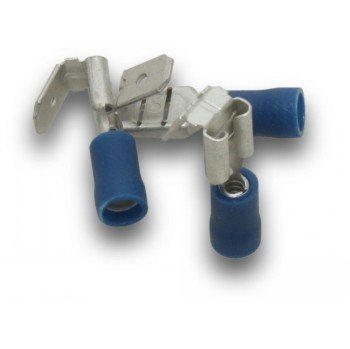 SuperLUG Terminal 6.4mm Piggy BU Qty 100