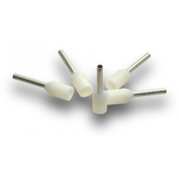 SuperLUG Terminal Bootlace 0.5mm WH Qty 100