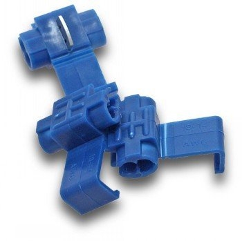 SuperLUG Snap Connector 2.5mm BU Qty 15
