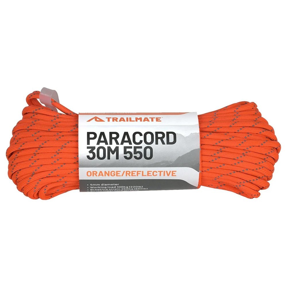 Trailmate Paracord 30m Reflective Orange