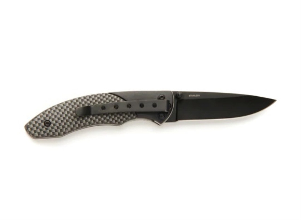 Whitby Lock Knife Carbon Fibre Pattern 7cm