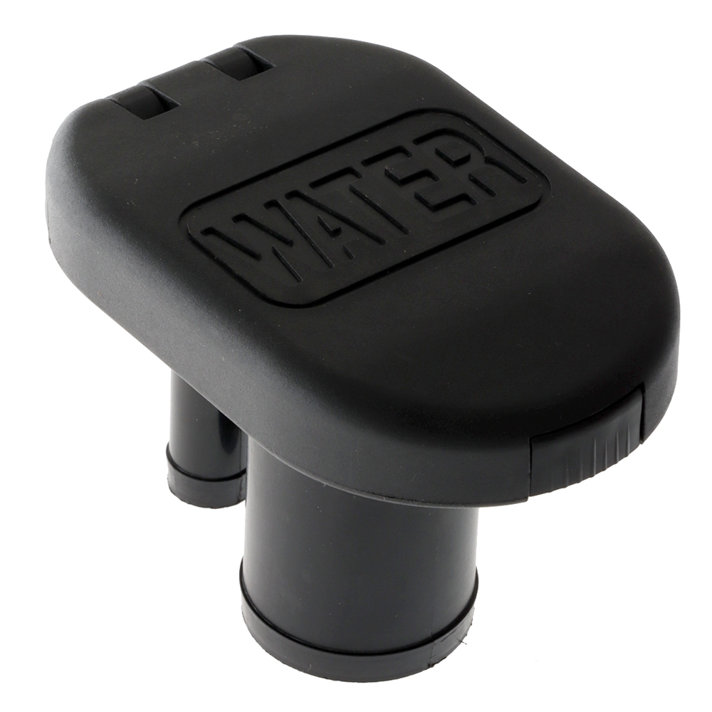 Perko 1319 Vented Water Fill for 1 1/2in Hose - Straight Neck Black