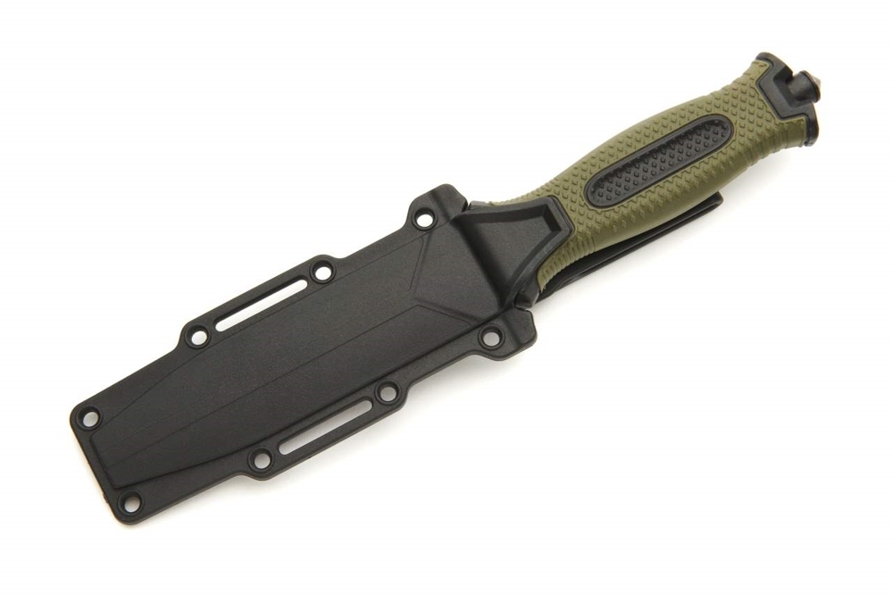 Whitby Outdoor Survival/Camping Sheath Knife with Sawtooth Blade 11.43cm