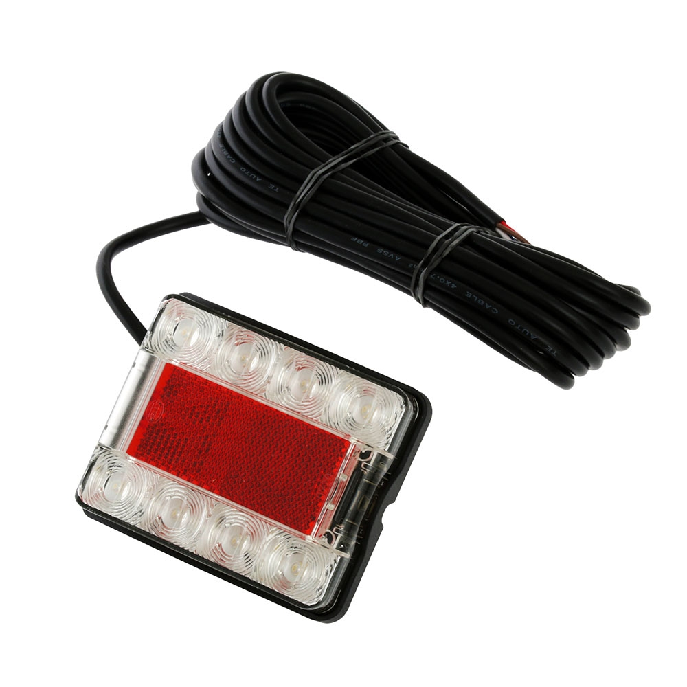 Hella Marine Square Compact LED Submersible Trailer Light Rear Position/Stop/Indicator 6m