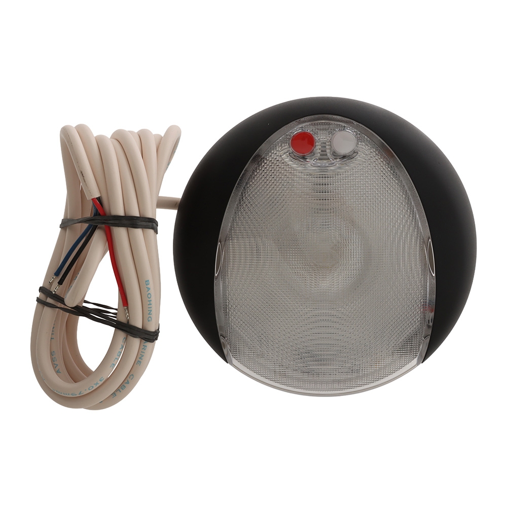 Hella Marine White/Red EuroLED Touch Lamp Black Shroud