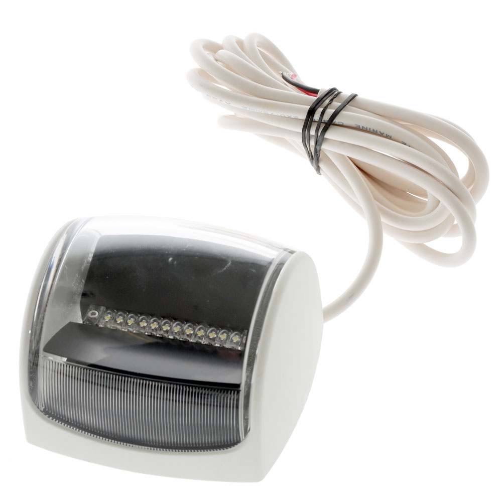 Hella Marine 3 NM NaviLED PRO Clear Stern Navigation Lamp with White Shroud