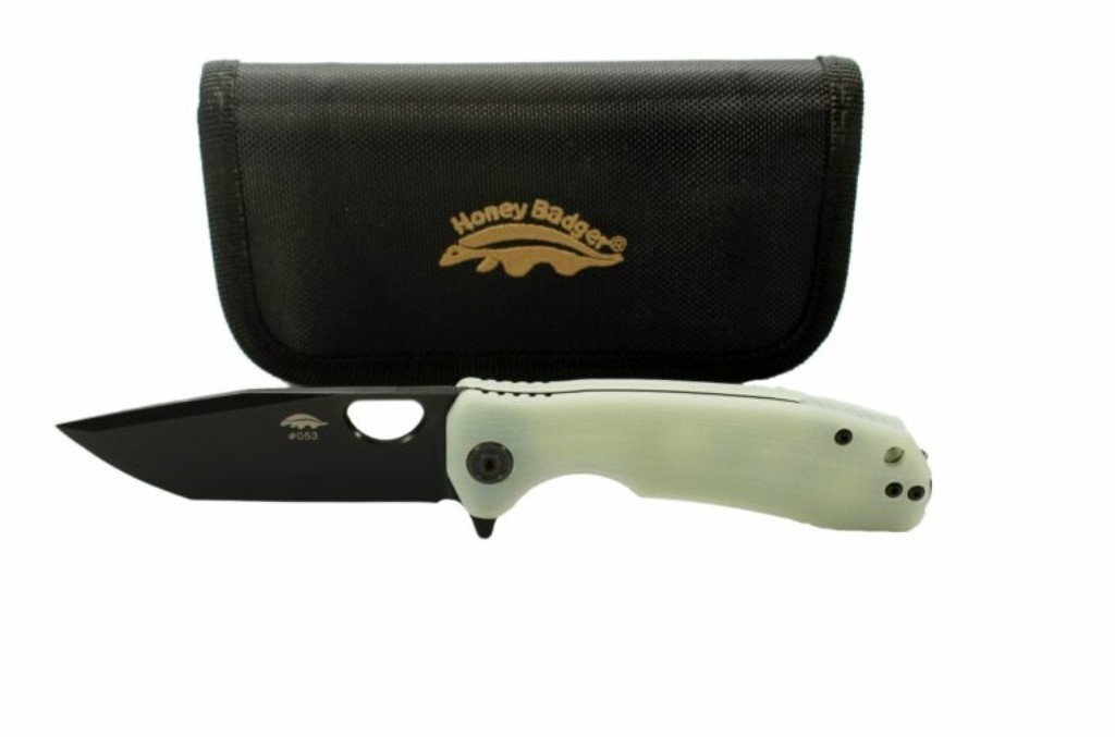 Honey Badger Tanto Limited Edition Knife Black/Jade 8.1cm