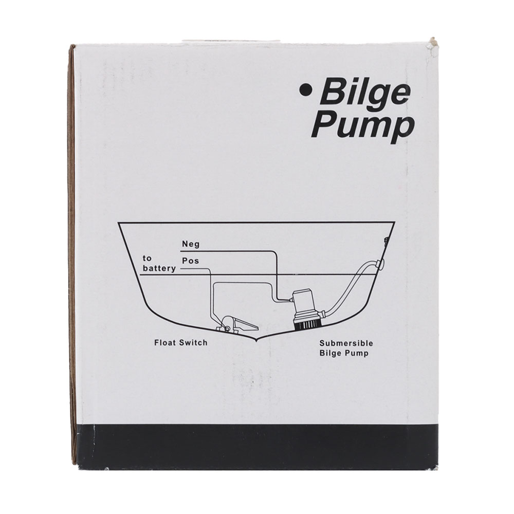 FloPower 1500GPH Submersible Bilge Pump 12V